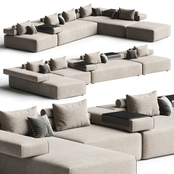 Wendelbo Cinder Block Combination 3-4 3D модель