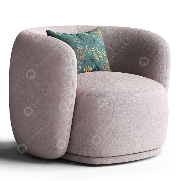 Sillón Meridiani Rene Modelo 3D