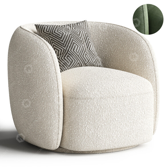 Sessel Cachet Furniture Sunday 3D-Modell