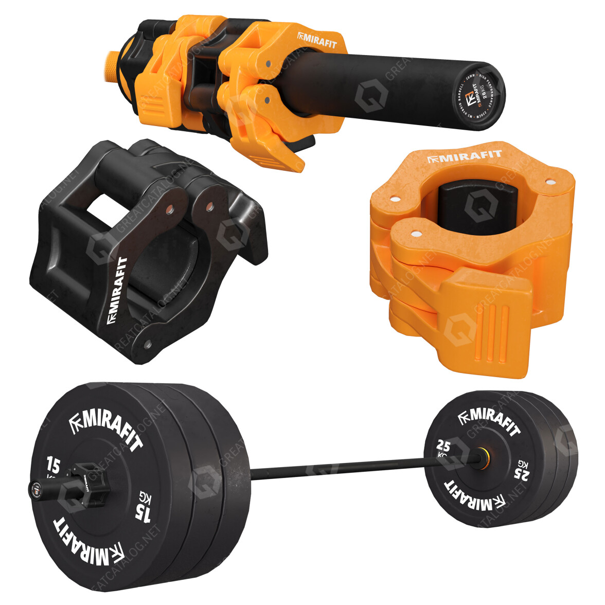 Rack and Barbell Discs Bumper Plates Storage Stand Set by - Main Image