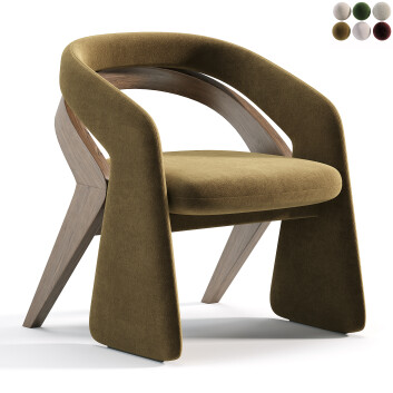 Armchair  1stDibs Olga Dining 3D model