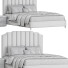 Bett und Nachttisch Artipieces Otis - 3dcloudd