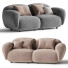 Sofa DesignByThem Sundae - zircon
