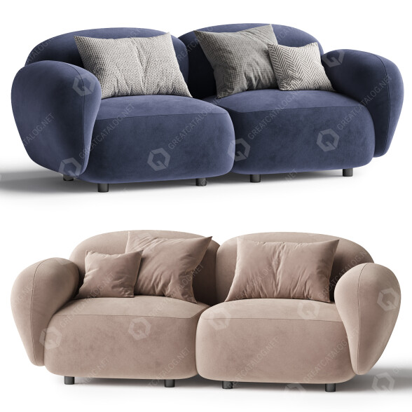 Sofa DesignByThem Sundae model 3D