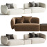 Sofa Meridiani Rene - zircon