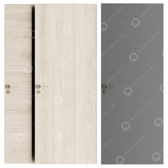 Вхідні двері Set 019 3D модель