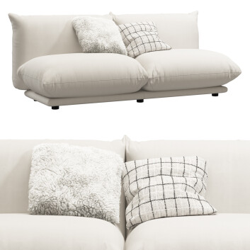Диван  Arflex Marenco without Armrests 3D модель