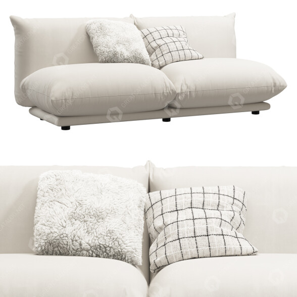 Диван Arflex Marenco without Armrests 3D модель