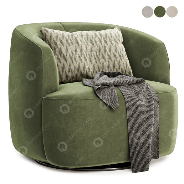 Sillón Armetta Modelo 3D