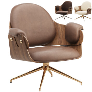 Кресло Barcelona Design Low Lounger Swivel