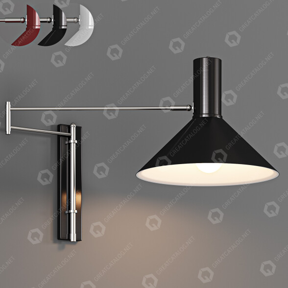 Lámpara de pared Anvia Modelo 3D