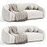 Sofa CB2 Laszlo Camel Brown by Ross Cassidy - mukhammadnur