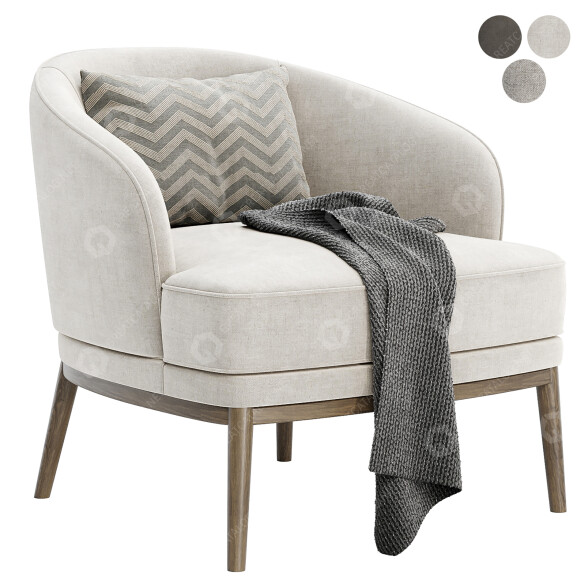Fotel Domkapa Ruth model 3D