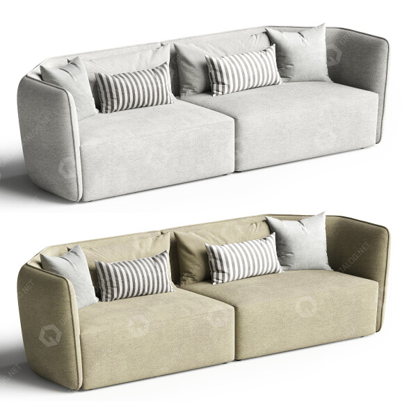 Диван Moroso Chamfer 3D модель