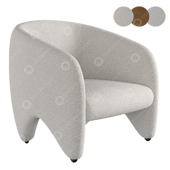 Sillón Arflex Yuzu Modelo 3D