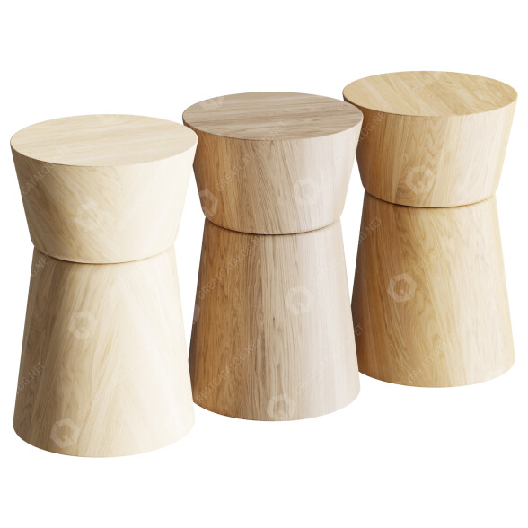 Mesa auxiliar Liaigre Aquilin Modelo 3D