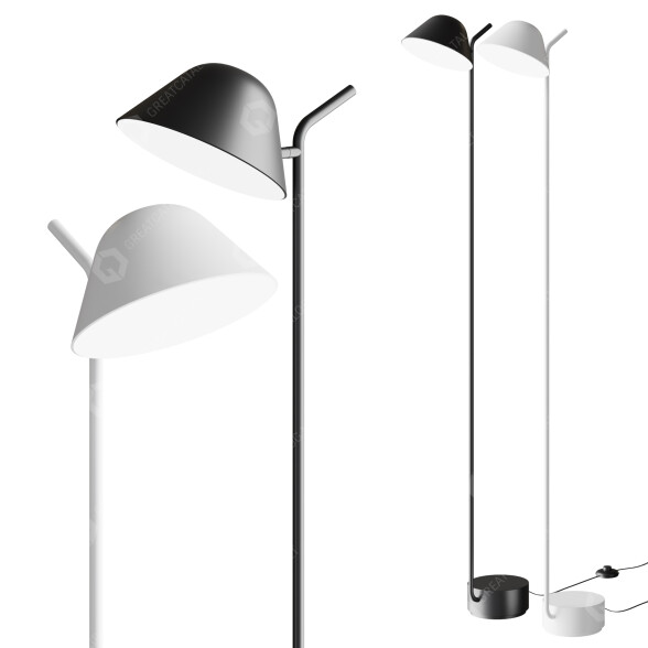 Lampadaire Audo Peek modèle 3D