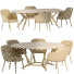 Tische und Stühle Maxalto Caratos Dinning Set - infinity.vision
