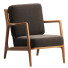 Fotel Poly & Bark Verity Lounge - zircon