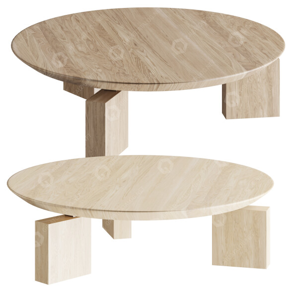 Cocktail Table Baker McGuire Trilogy 3D model
