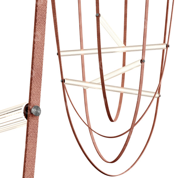 Lámpara de araña Formafantasma Wireline Modelo 3D