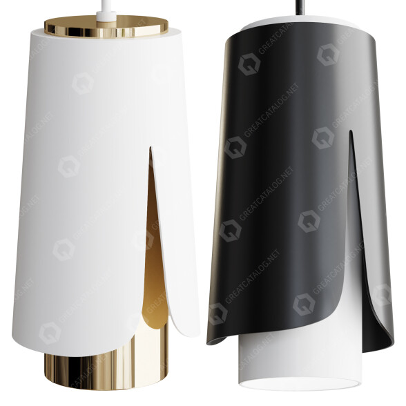Lampa wisząca Prandina Tulipa model 3D