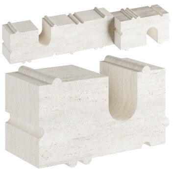 Ławka Kelly Wearstler Hume Modular Stone