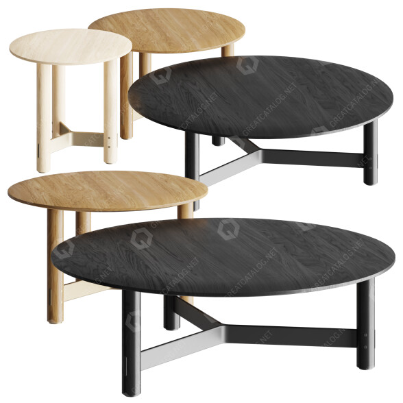 Couchtische District Eight STILT 3D-Modell