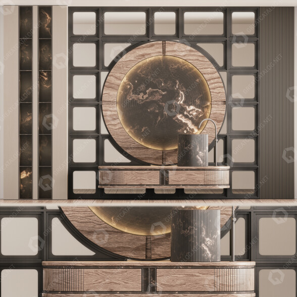 Łazienka Furniture Set 12 model 3D