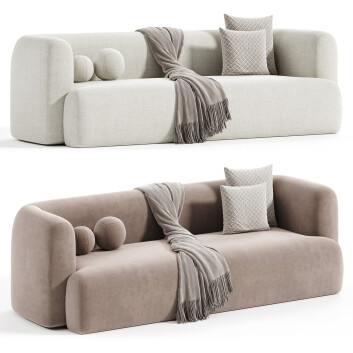 Диван Casaspace Brisa Flannelette 3 Seater