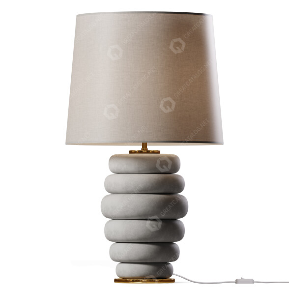 Lampe à poser Kelly Wearstler Phoebe Stacked modèle 3D