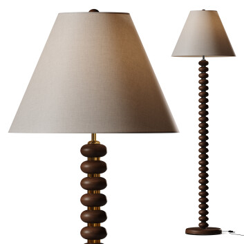 Торшер Soho Home Greyson Oak Tall