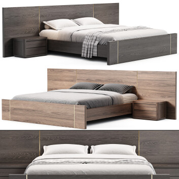 Ліжко та тумбочки Arhaus Mihaela Extended Headboard