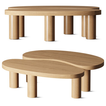 Couchtische La Redoute Organic Oak