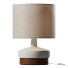 Table Lamp West Elm Wood & Ceramic - ByKakharov
