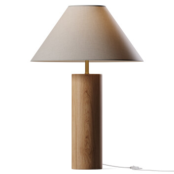 West Elm Modern Wood Column 3D модель