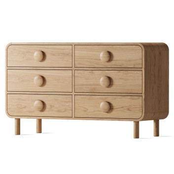 Kredens  Urban Outfitters Tabitha 6-Drawer Model 3D