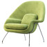 Armchair and Ottoman Knoll Womb - 3dmitruk