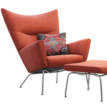 Крісло та пуф Carl Hansen & Søn CH 445