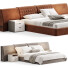 Betten und Nachttische Delavega K281 Modern - Zikkoo