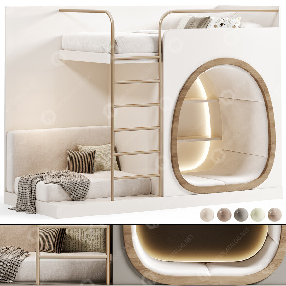 Ліжко Kids Bedroom 14 3D модель