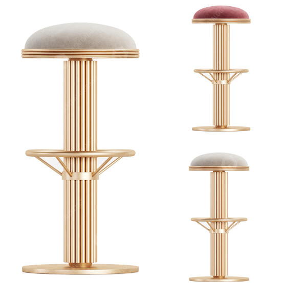 Барний стілець Mezzo Collection Mulligan 3D модель