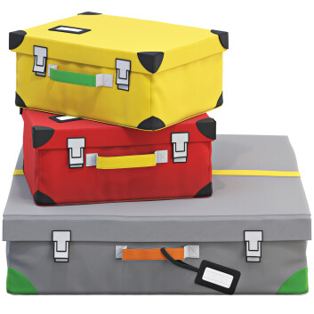 Органайзери IKEA Flyttbar Trunk for Toys 3D модель