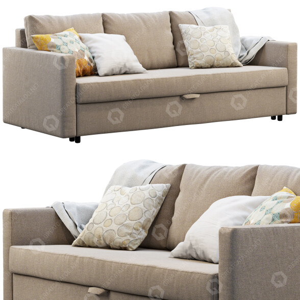 Canapé IKEA Friheten Sleeper modèle 3D