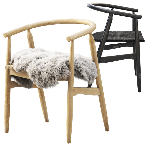 Стільці Joybird Rayne Dining 3D модель