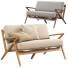 Canapé Joybird Soto Concave Loveseat - 3dmitruk