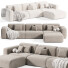 Canapé Litfad Microfiber Modern Square Arm - Neeo