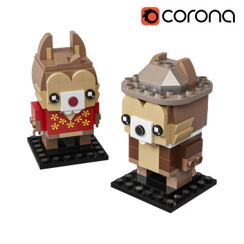 Іграшки Lego Chip and Dale 3D модель