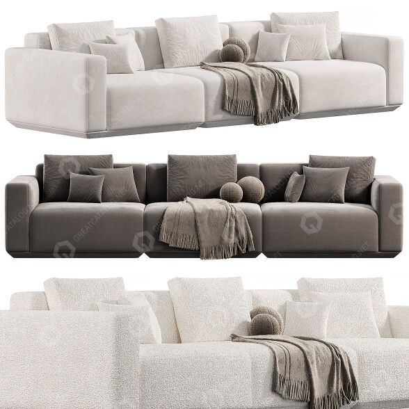 Sofa &Tradition Develius Configuration D 3D-Modell