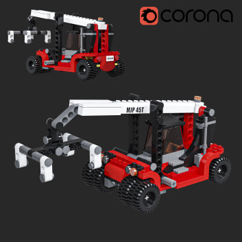 Іграшка Lego Forklift Truck 3D модель